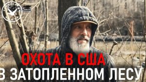 Охота в США в затопленном лесу