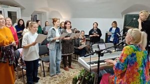 Корни - Наперегонки с ветром (под клавиши) | Хор #8Герц