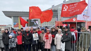 Коммунисты приняли участие в памятной акции у Обелиска Победы в Нарьян-Маре 09.05.2026 г.
