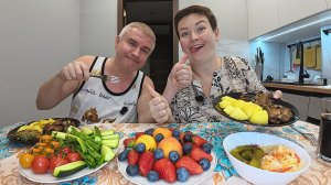 Мукбанг ОБМЫЛИ продажу) Живём в КАЙФ для СЕБЯ любимых! На шашлыки как на РАБОТУ Семейный ужин Россия
