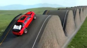 Третий этап испытания «Тачки против извилистой дороги» в BeamNG Drive!