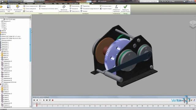 Визуализация в Inventor Studio