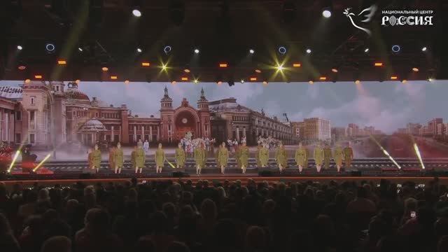 Ансамбль Росгвардии с песней «Домой с Победой» в спектакле ко Дню Победы