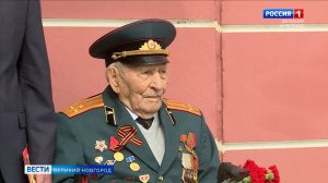 ГТРК СЛАВИЯ Агитбригада у ветерана ВОВ Крестьянинова 09.05.26