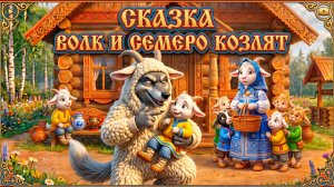 ВОЛК И СЕМЕРО КОЗЛЯТ - Русские народные сказки 🐐🐺 Мультики для детей