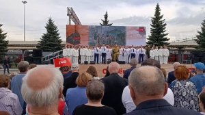 Исполнение песни «День победы»