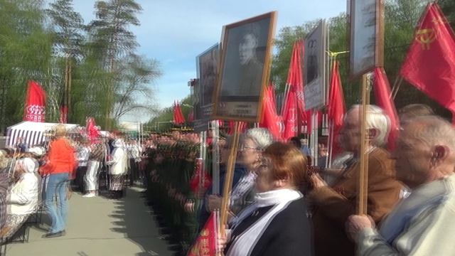 9 Мая митинг посвящённый Дню Победы. Академгородок, Новосибирск, Дк.Академия