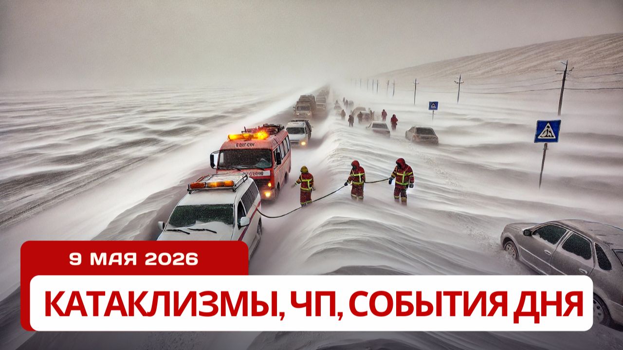 Новости Сегодня 09.05.2026 - Катаклизмы сегодня, ЧП, События дня |  Россия США Китай Европа Индия