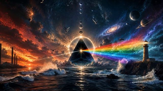 Pink Floyd–Inspired Spacey Psychedelic Rock 🌀🌙 ｜ 3 Hours ｜ Analog Tape Atmosphere 🎚️🎸