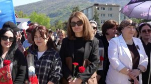 Коллектив КЧГУ принял участие в праздновании 81-й годовщины Великой Победы