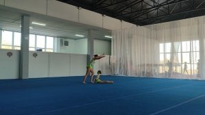 ЖП 3 спортивный, Петрова Дарья - Слюсарь Полина, КСШОР, Темповое упражнение