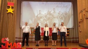 Исполнение легендарной песни «День Победы» нашими замечательными педагогами