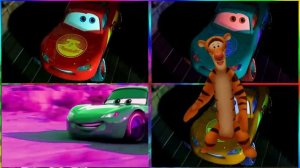 МАШИНКИ ТАЧКИ: Молния Маккуин и Веселый ТАНЕЦ героев! 🏎️ Музыкальный БАТТЛ мультфильмов 🎵