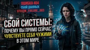 Аштар Шеран: Сбой системы - почему вы прямо сейчас чувствуете себя чужими в этом мире.
