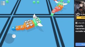 Играем в «Змейки 2048!» (Яндекс Игры)