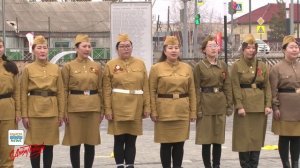 Конкурс строя и песни среди молодежи