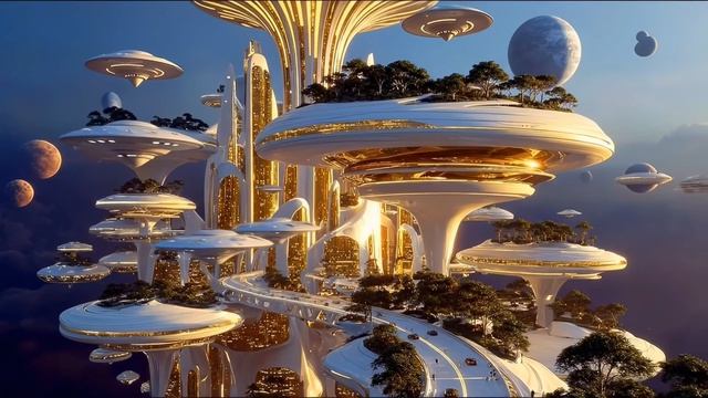 Life in 2250 — 1 час футуристической музыки в 4K