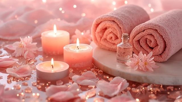 Розовая свечная атмосфера — расслабляющая spa-музыка для глубокого сна и снятия стресса