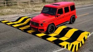 «Машины против перевернутых лежачих полицейских» №26 в BeamNG Drive!