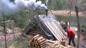 Сухой Пит ИЗБА Охота и Рыбалка 2026 в ТАЙГЕ Лодка Solar Водомет Тайга Сибирь Костя Устье Реки Даугли