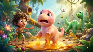 ЛИПКАЯ ЛОВУШКА 🍯😱 СЛАДКИЙ БАРДАК ПРЕВРАЩАЕТСЯ В ПРОБЛЕМЫ 😂🦕 ｜ ХОРОШИЙ ДИНОЗАВР МУЛЬТЫ