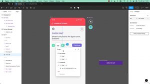6. Making a Overlay Popup in the Variable action panel in Figma