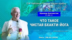 Что такое чистая Бхакти-Йога? Е.М. Чайтанья Чандра Чаран прабху