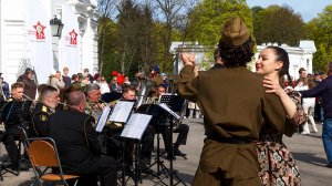 Акция «Память сердца» от МТРК «Мир» в Петербурге. Адмиралтейский оркестр и фронтовые истории