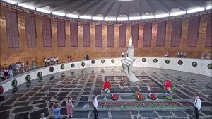 ДЕНЬ ПОБЕДЫ 9 мая 2026 Мамаев курган. Смена почëтного караула. Зал воинской славы.