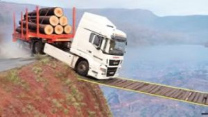 Соревнования «Машины против подвесного моста и гигантской выпуклости» в BeamNG Drive! (ДЛИННОЕ ВИДЕО