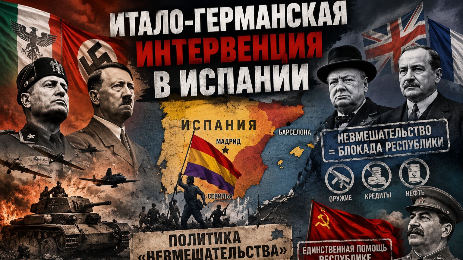 Итало-германская интервенция в Испании и политика «невмешательства»