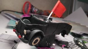 газ 69 на день победы из пластилина