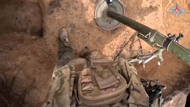 Минометные расчеты 38-й мотострелковой бригады группировки «Восток».