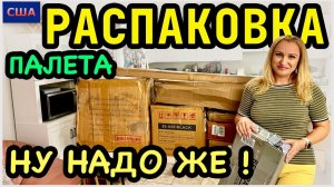 Распаковка палета с аукциона. Ну надо же! Всё новое и нужное Амазон покупки. Unboxing США - Флорида