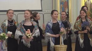 Чайковский. «Девицы - красавицы» . Хор  ПСТГУ. Дирижер Анна Дяур. Партия ф-но Виктор Зубов.