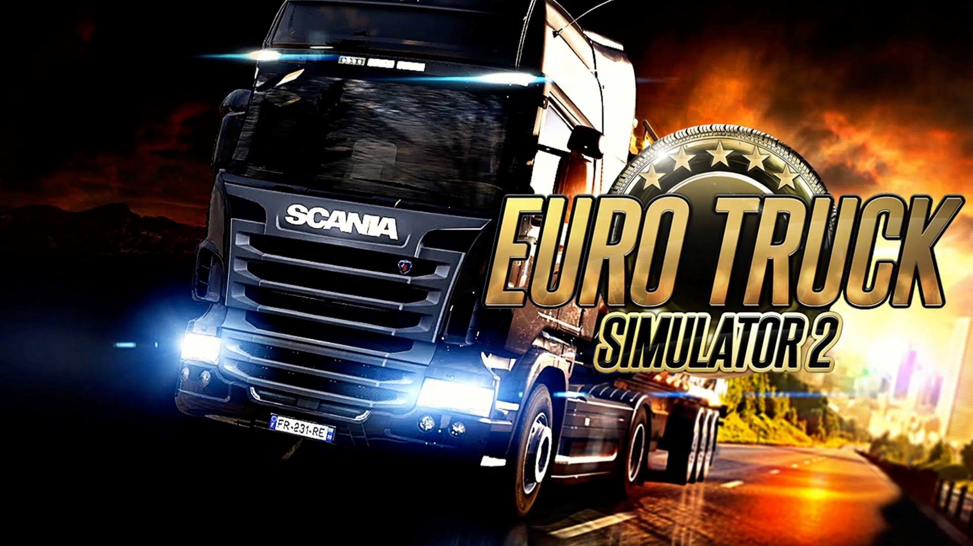 За рулем не пьем. Возим грузы. ETS2...