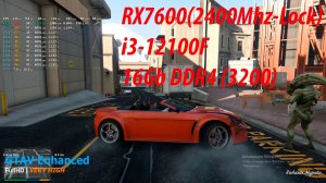 Тест ПК Intel i3-12100F/AMD RX-7600 (2400MHz-Lockk)/16Gb DDR4 (3200)