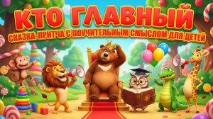 Кто главный | Сказка-притча с поучительным смыслом для детей