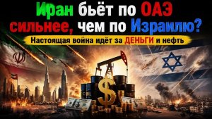 Иран бьёт по ОАЭ сильнее, чем по Израилю Настоящая война идёт за ДЕНЬГИ и нефть