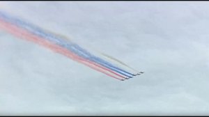Кадры пролёта «Русских Витязей» и «Стрижей» в воздушной части Парада Победы