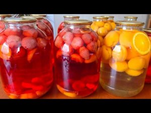 НИКТО НЕ ВЕРИТ! ПРОСТО ЗАЛИВАЮ КИПЯТКОМ. Закрываю по 50 банок! КОМПОТ из клубники и абрикосов!