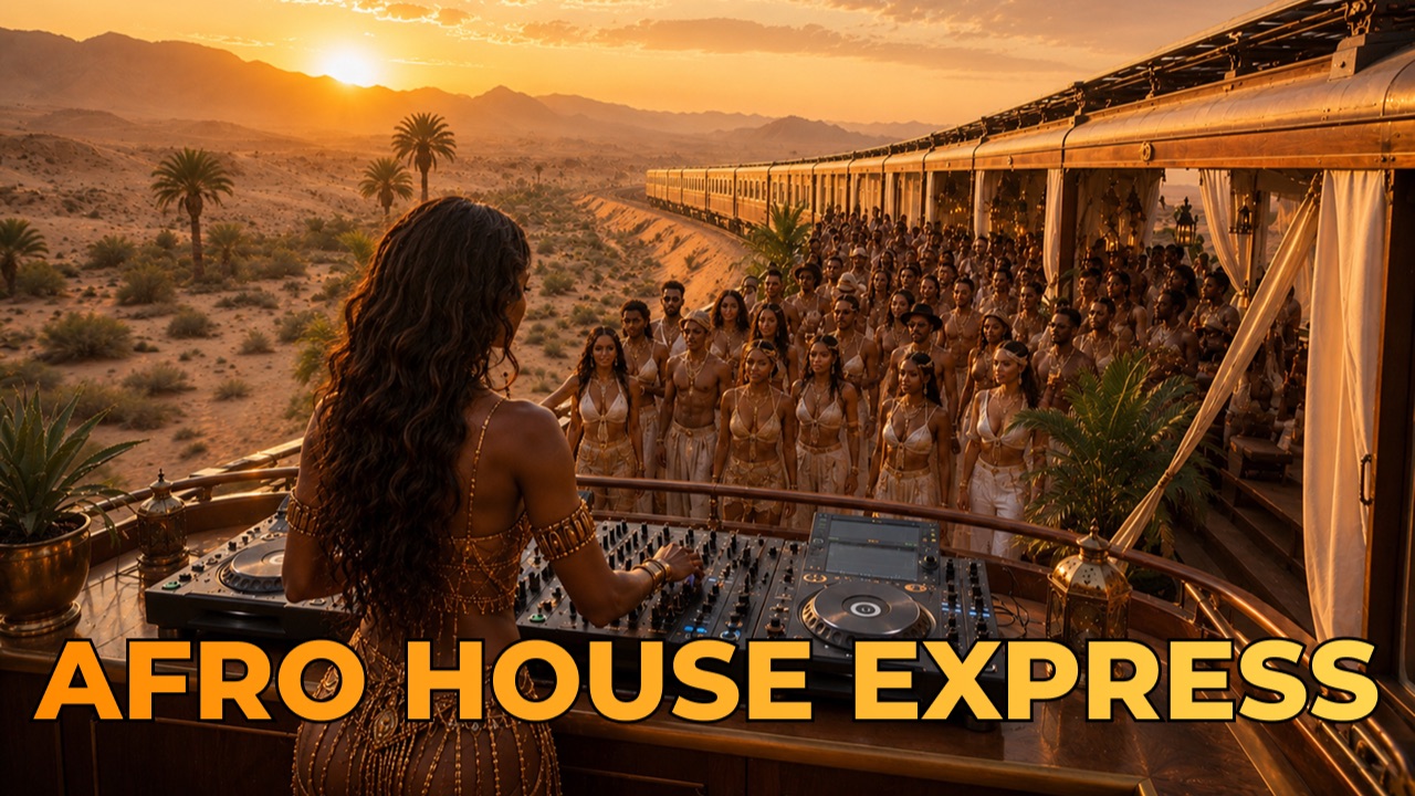 Afro House Express 🚂 Afro House Поезд на Закате