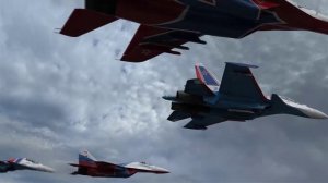 Воздушная часть Парада