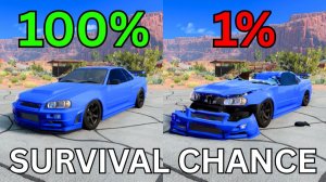 Реалистичные Аварии с Шансом на ВЫЖИВАНИЕ! BeamNG.drive