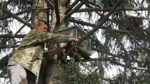9 05.26. ставлю ловушку на пчел. N17.на своей даче.