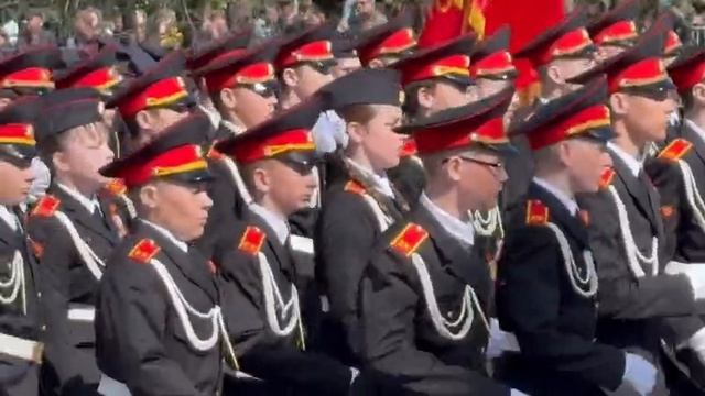 9 МАЯ 2026. КАДЕТЫ ШКОЛЫ √4 г.НОВОКУЩНЕЦКА НА ПАРАДЕ