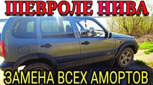 ШЕВРОЛЕ НИВА ЗАМЕНА ВСЕХ АМОРТИЗАТОРОВ ВКРУГ