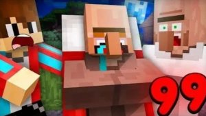 ЭТОТ ЖИТЕЛЬ СПИТ УЖЕ 99 ДНЕЙ В МАЙНКРАФТ ｜ КОМПОТ ✔️ Minecraft