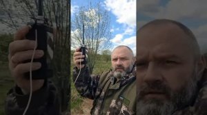 Присланное владельцем Штурманов-230М видео теста в лесу раций с ультракомпактными антеннами
