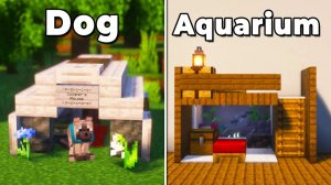 5 простых домиков для питомцев в Minecraft!